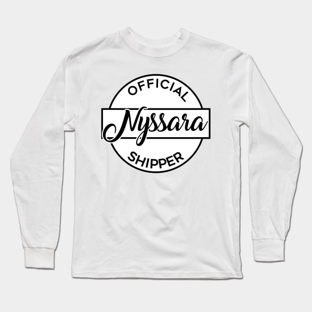 Official Nyssara Shipper Long Sleeve T-Shirt by brendalee